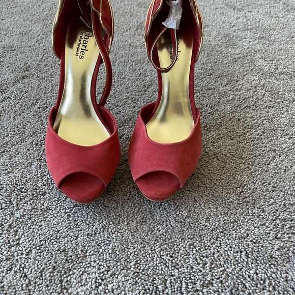 Brand New charles by charles david peep toe pumps - Picture 3 of 5
